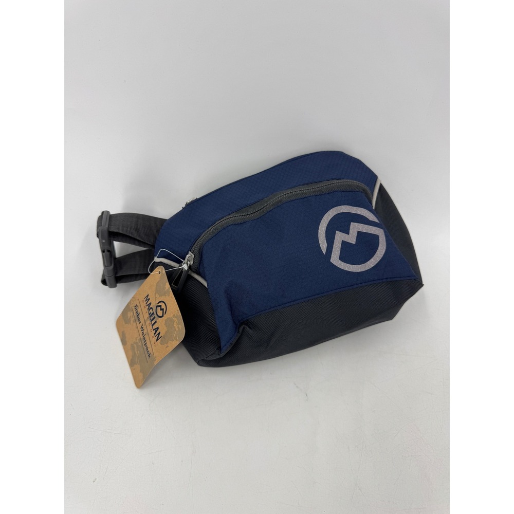 Magellan Outdoors Ember Waistpack Navy Black Adjustable Fanny Pack 153003 NWT